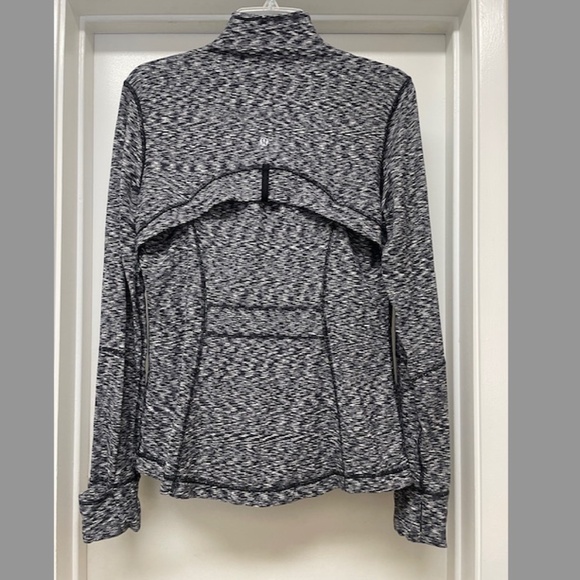 EUC Lululemon Define Rulu Jacket Spaced Out Space Dye Black White - Picture 10 of 12